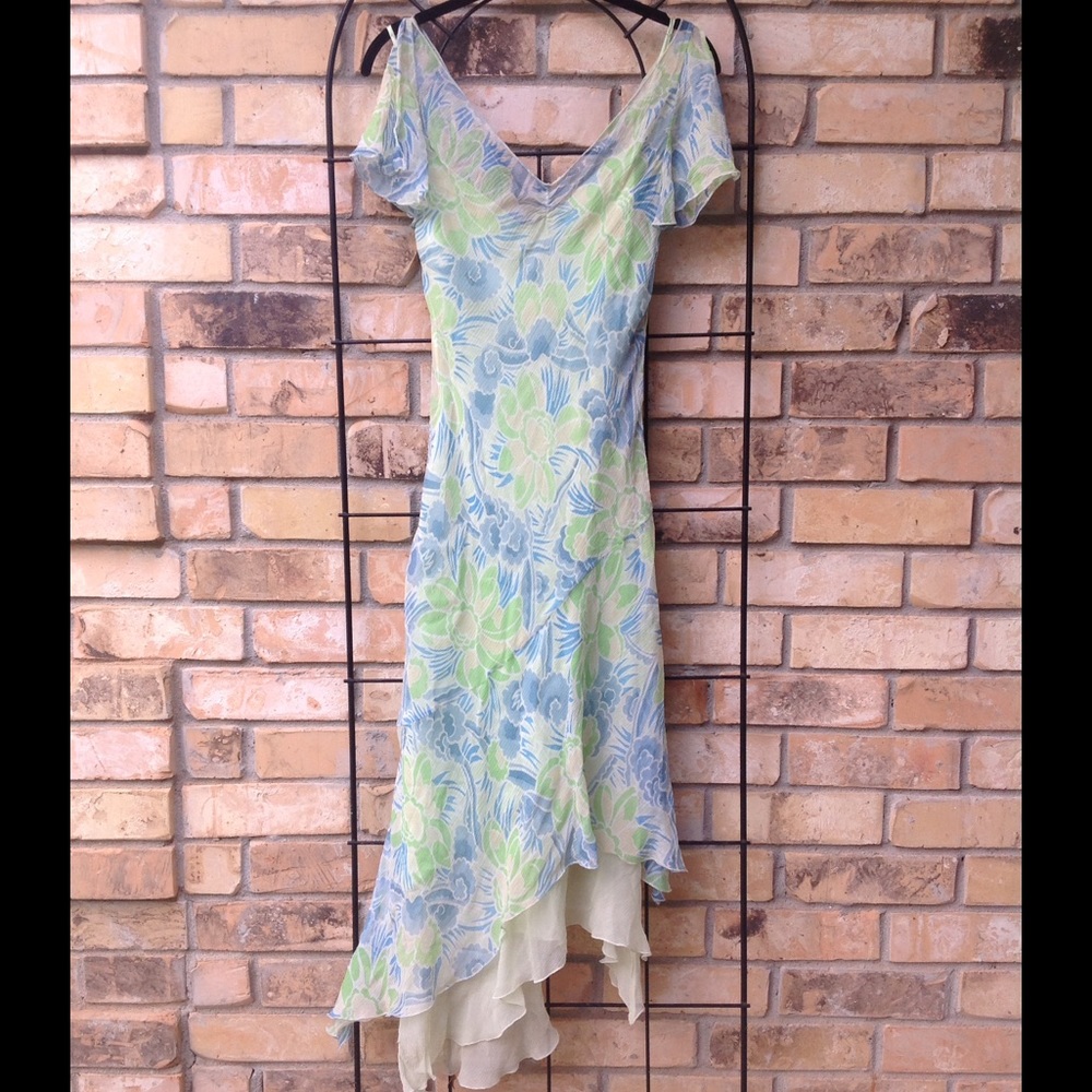 Shelli Segal a-symmetrical flutter dress